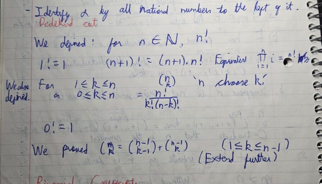 One of my many notes