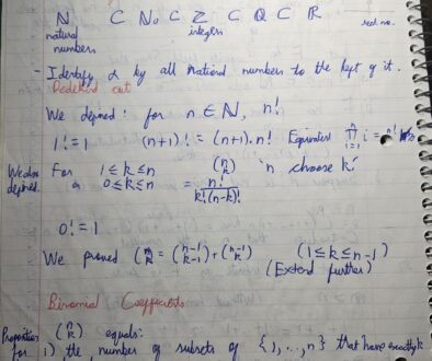 One of my many notes